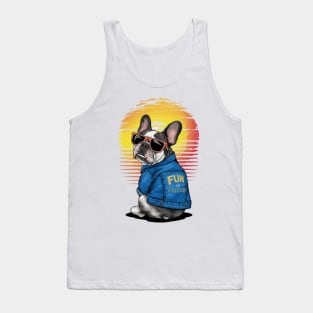 Bulldog fun and freedom Tank Top